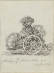 Mendigos que se llevan solos en Bordéus (mendigos que ficam por conta própria em Bordeaux) de Francisco de Goya